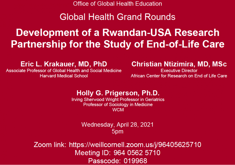 Global Health Grand Rounds